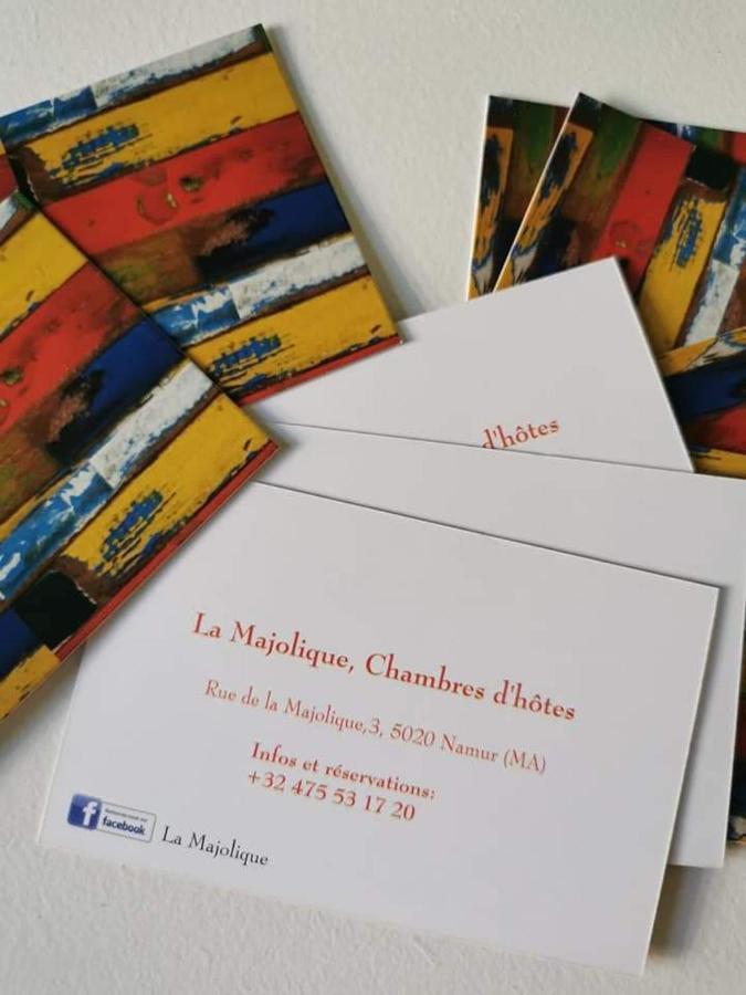 La Majolique Bed and Breakfast Namur Eksteriør billede